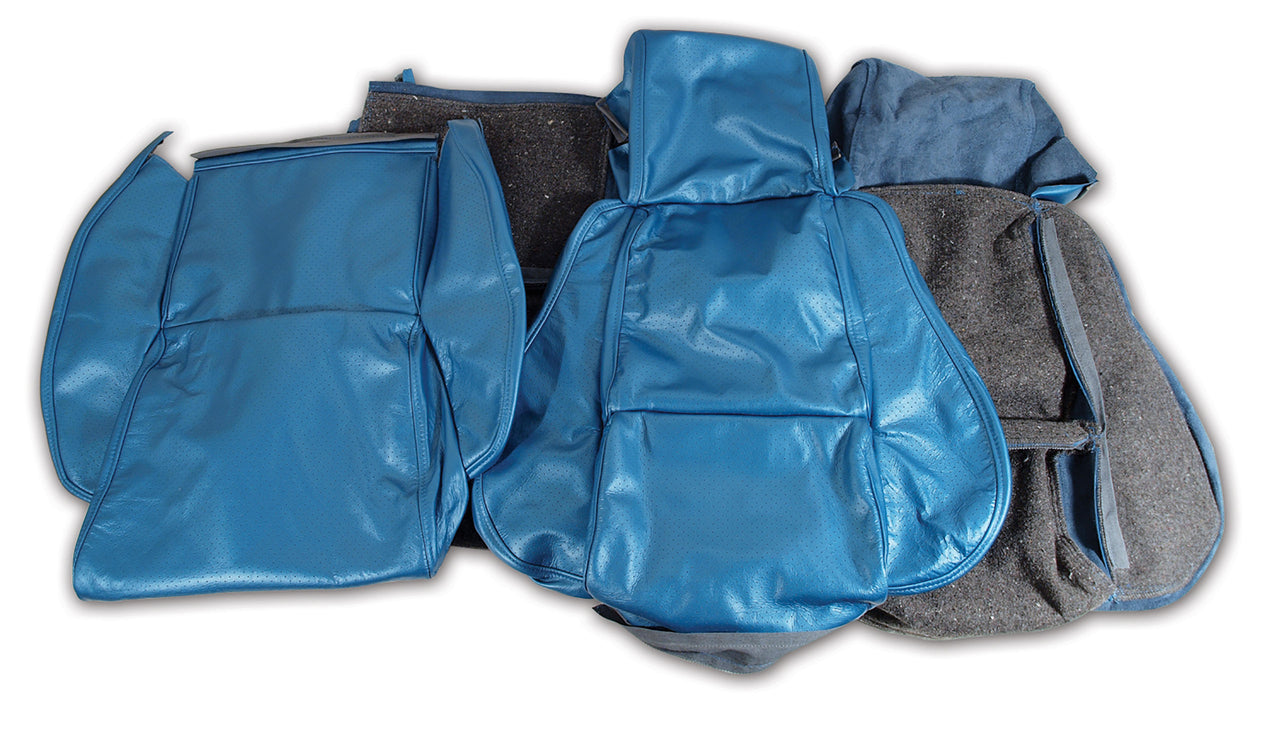 1986-1988 Corvette Leather Seat Covers Blue Standard-420374-Corvette-Store-Online