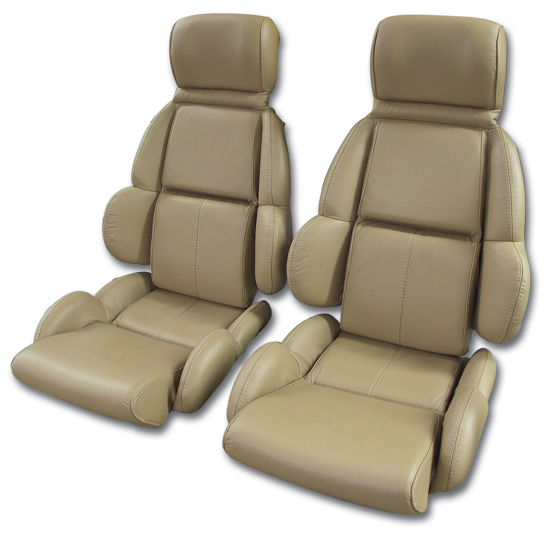 1992-1992 Corvette Leather Seat Covers Beige Standard-420482-Corvette-Store-Online