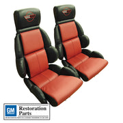1989-1992 Corvette Mounted Embroidered Seat Cover Parts & Labor Bundle - Standard Seats-4204EM-Corvette-Store-Online