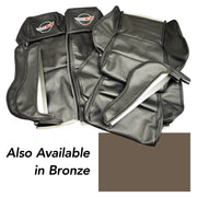 1984-1987 Corvette OE Style Embroidered Sport Leather Seat Covers - Bronze-420571E-Corvette-Store-Online
