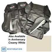 1988-1988 Corvette OE Style Embroidered Sport Leather Seat Covers - 35th Anniversary-420577E-Corvette-Store-Online