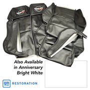 1988-1988 Corvette OE Style Embroidered Sport Leather Seat Covers - 35th Anniversary-420583E-Corvette-Store-Online