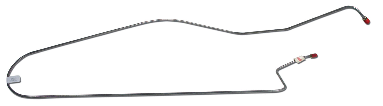 1965-1965 Corvette Brake Line Master Cylinder To Left Rear Block W/PB 3/16 Inch-42062-Corvette-Store-Online