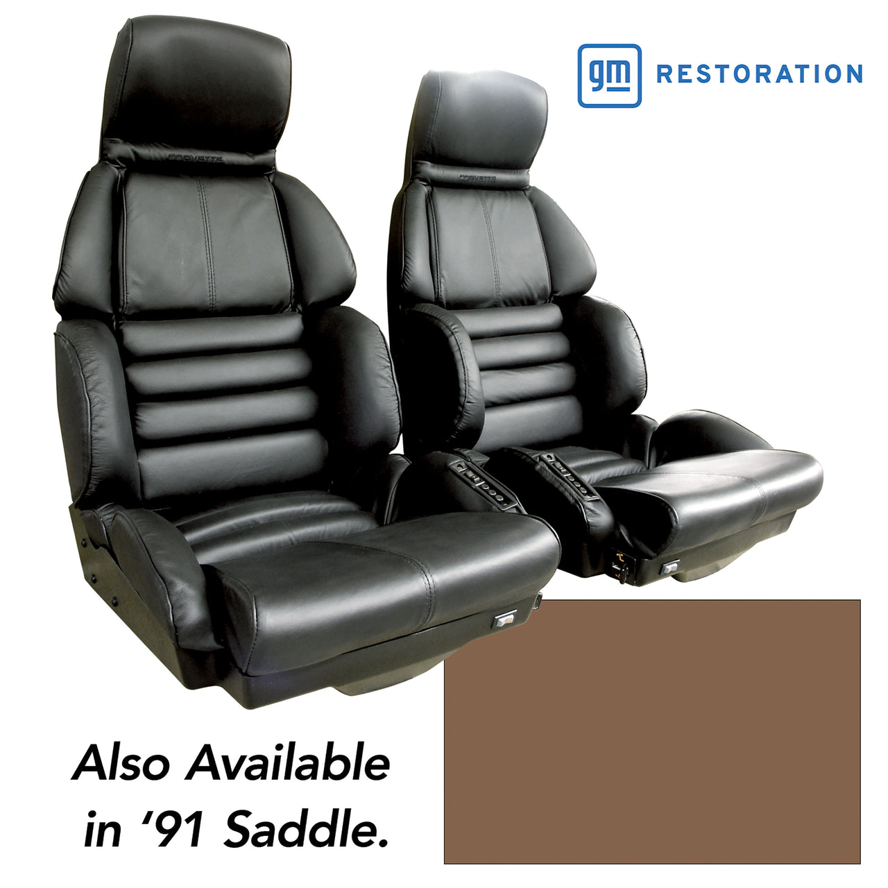 1991-1991 Corvette Leather Seat Covers Saddle Sport-420778-Corvette-Store-Online