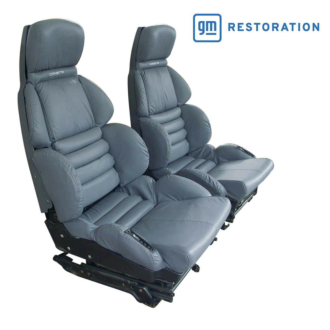 1991-1991 Corvette Leather Seat Covers Blue Sport-420780-Corvette-Store-Online