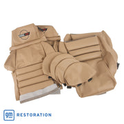 1992-1992 Corvette OE Style Embroidered Sport Leather Seat Covers - Beige-420782E-Corvette-Store-Online
