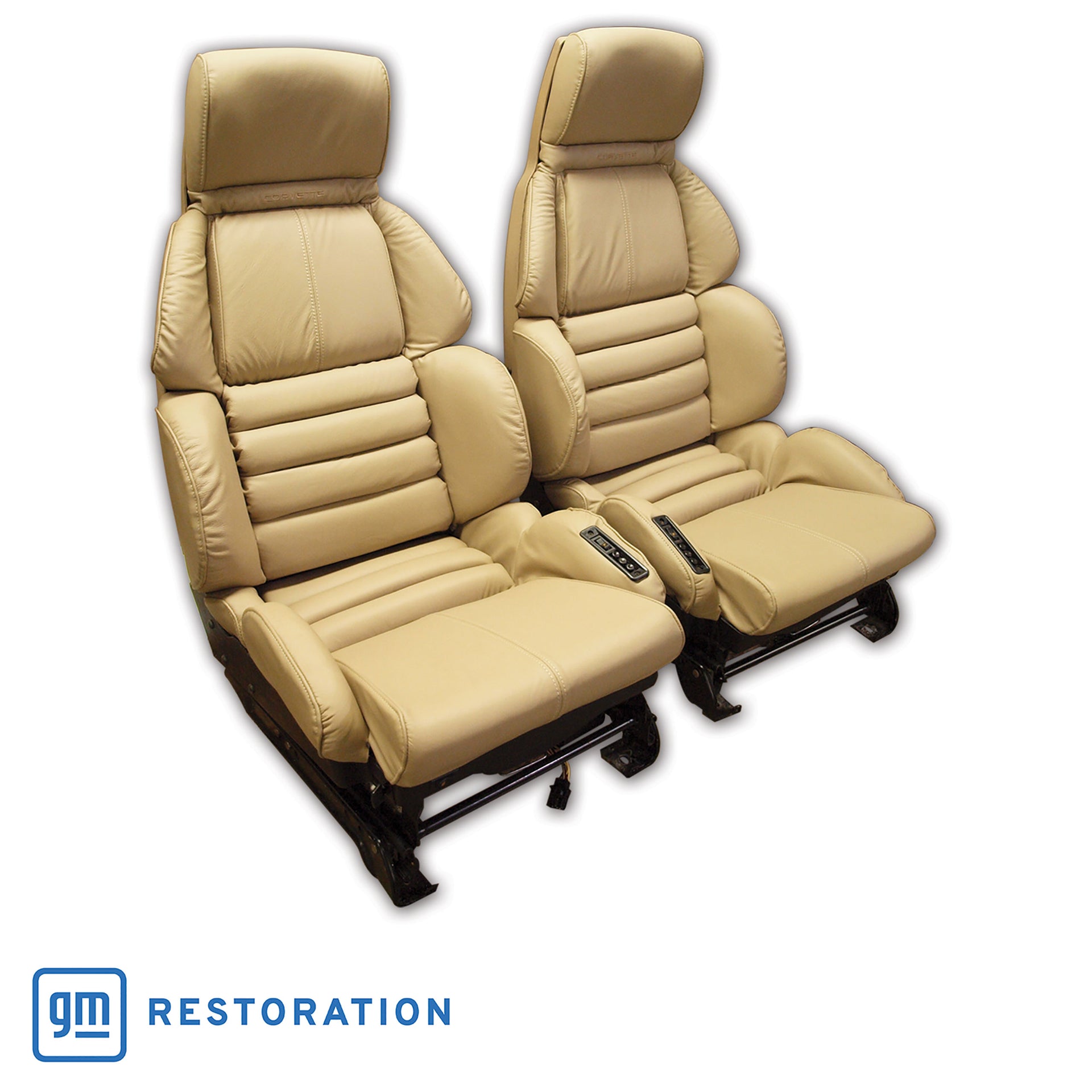 1992-1992 Corvette Leather Seat Covers Beige Sport-420782-Corvette-Store-Online
