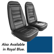 1972-1972 Corvette "Leather-Like" Vinyl Seat Covers Royal Blue-421347-Corvette-Store-Online