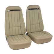 1975-1975 Corvette Mounted Seats Neutral "Leather-Like" Vinyl With Shoulder Harness-421416MS-Corvette-Store-Online