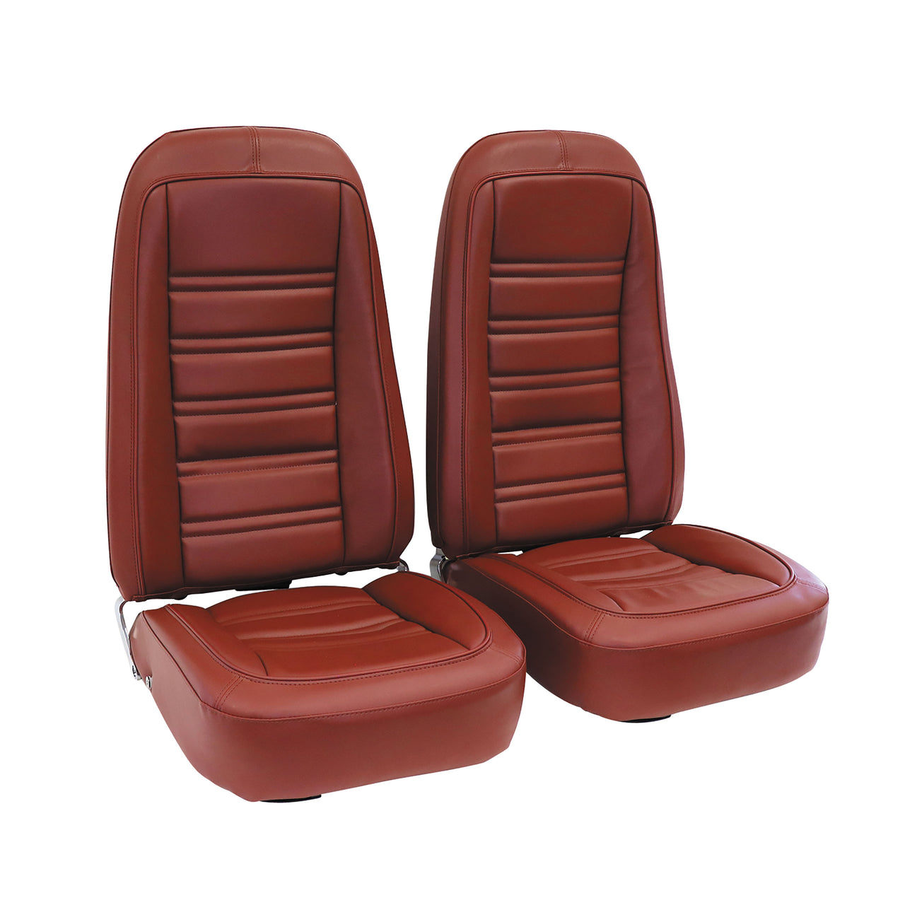 1978-1978 Corvette Mounted Seats Saffron "Leather-Like" Vinyl-421533M-Corvette-Store-Online