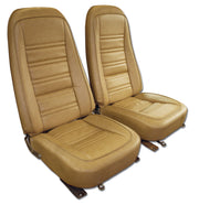 1976-1977 Corvette "Leather-Like" Vinyl Seat Covers Buckskin-421557-Corvette-Store-Online