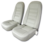 1978-1978 Corvette Mounted Seats Oyster "Leather-Like" Vinyl-421573M-Corvette-Store-Online