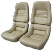 1979-1980 Corvette "Leather-Like" Vinyl Seat Covers Doeskin 4" Bolster-421750-Corvette-Store-Online