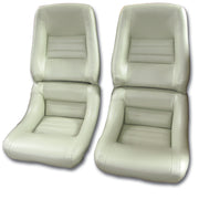 1979-1980 Corvette "Leather-Like" Vinyl Seat Covers Oyster 4" Bolster-421766-Corvette-Store-Online