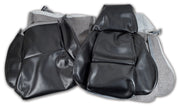 1984-1988 Corvette "Leather-Like" Vinyl Seat Covers Black Standard-421820-Corvette-Store-Online