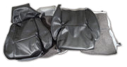 1984-1987 Corvette "Leather-Like" Vinyl Seat Covers Graphite Standard-421822-Corvette-Store-Online