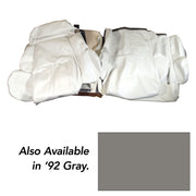 1992-1992 Corvette "Leather-Like" Vinyl Seat Covers Gray Standard-421984-Corvette-Store-Online