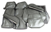 1984-1987 Corvette "Leather-Like" Vinyl Seat Covers Gray Sport-422069-Corvette-Store-Online