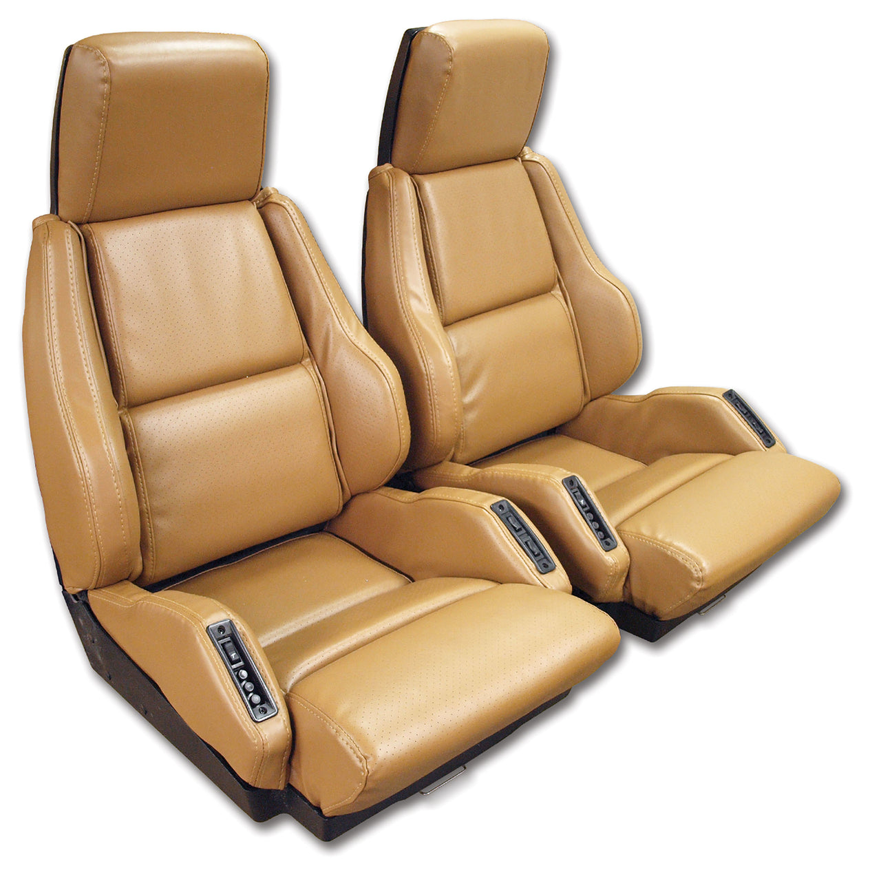 1988-1988 Corvette "Leather-Like" Vinyl Seat Covers Saddle Sport-422078-Corvette-Store-Online