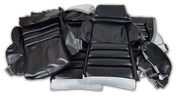 1989-1990 Corvette "Leather-Like" Vinyl Seat Covers Black Sport-422120-Corvette-Store-Online