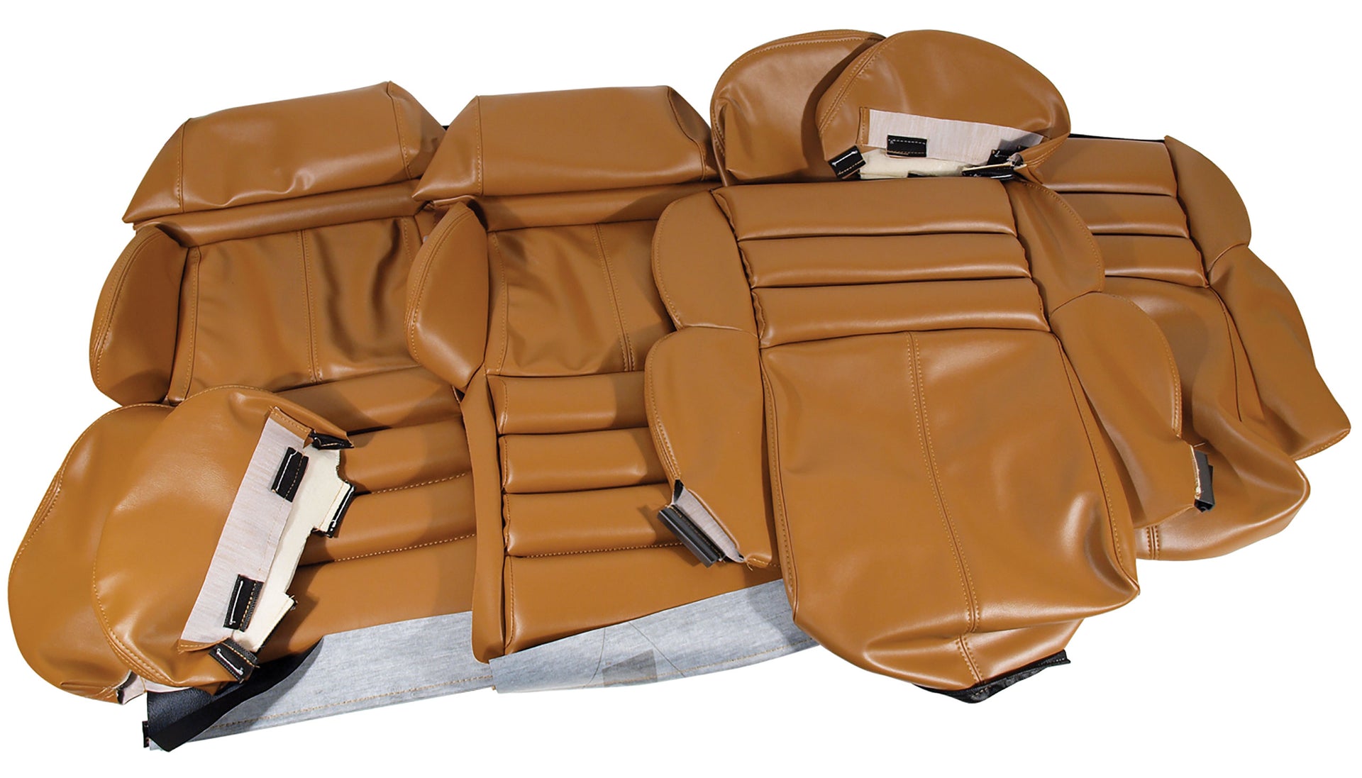 1989-1990 Corvette "Leather-Like" Vinyl Seat Covers Saddle Sport-422178-Corvette-Store-Online