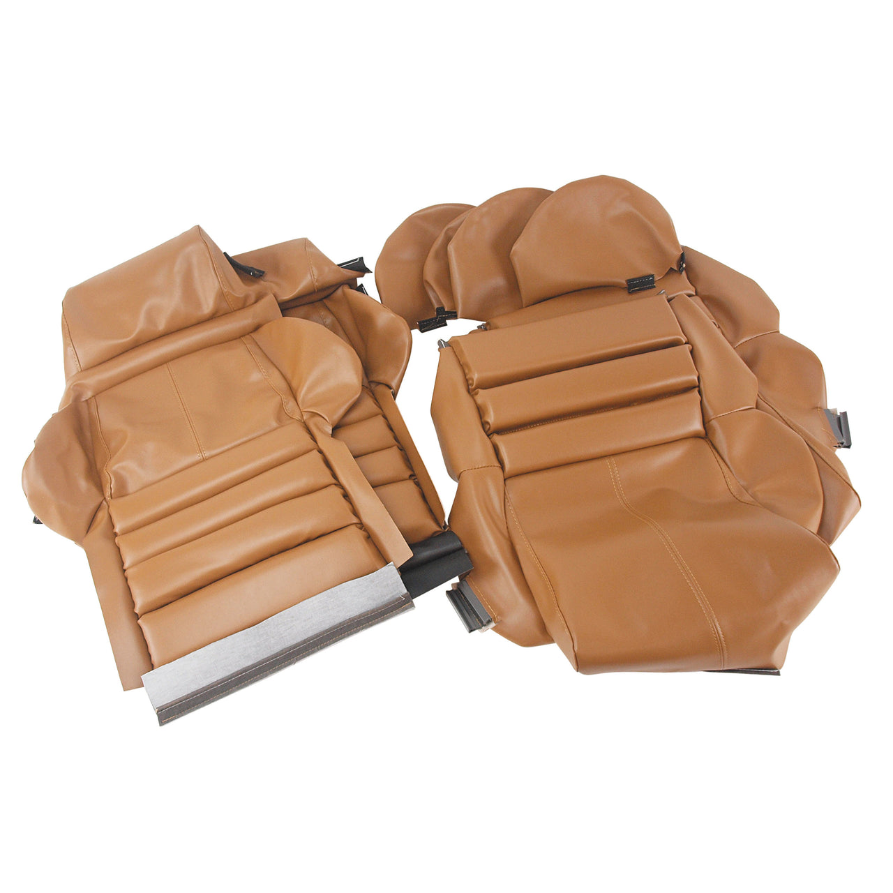 1991-1991 Corvette "Leather-Like" Vinyl Seat Covers Saddle Sport-422278-Corvette-Store-Online