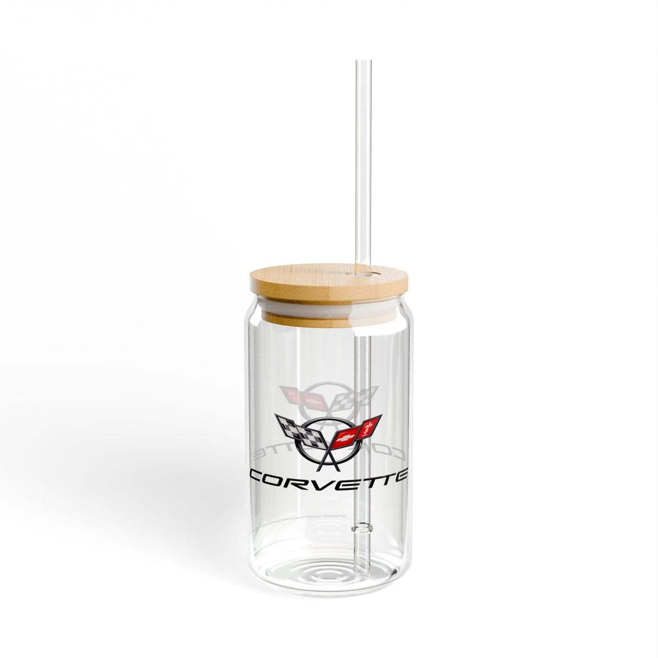 Corvette C5 16oz Clear Plastic Sipper – Corvette Script & C5 Logo