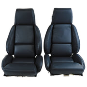 1984-1985 Corvette Mounted Leather Seat Covers Blue Standard-422870-Corvette-Store-Online