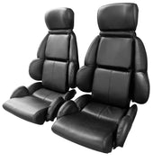 1989-1992 Corvette Mounted Leather Seat Covers Black Standard-423020-Corvette-Store-Online