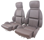 1990-1991 Corvette Mounted Leather Seat Covers Gray Standard-423081-Corvette-Store-Online