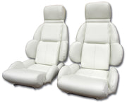 1992-1992 Corvette Mounted Leather Seat Covers White Standard-423083-Corvette-Store-Online