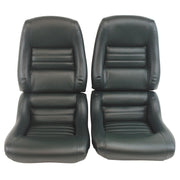1979-1979 Corvette Mounted Leather Seat Covers Green Lthr/Vinyl Original 2" Bolster-423214-Corvette-Store-Online