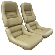 1979-1980 Corvette Mounted Leather Seat Covers Doeskin Lthr/Vnyl Original 2" Bolstr-423250-Corvette-Store-Online