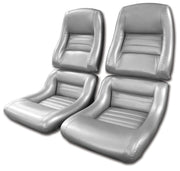 1978-1978 Corvette Mounted Leathr Seat Covers Slvr Pace Lthr/Vnyl Original 2" Blstr-423262-Corvette-Store-Online