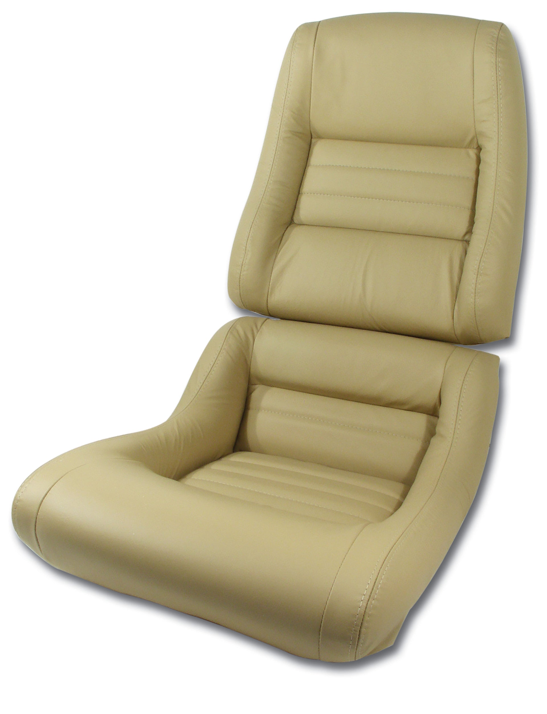 1979-1980 Corvette Mounted Leather Seat Covers Doeskin 100%-Leather 2" Bolster-423350-Corvette-Store-Online