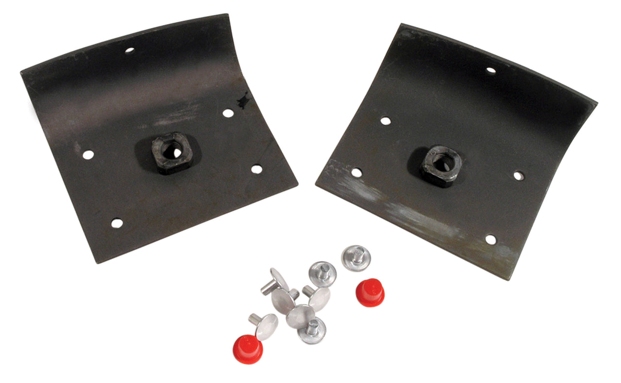1966-1967 Corvette Shoulder Harness Nut Plates W/Rivets-42346-Corvette-Store-Online