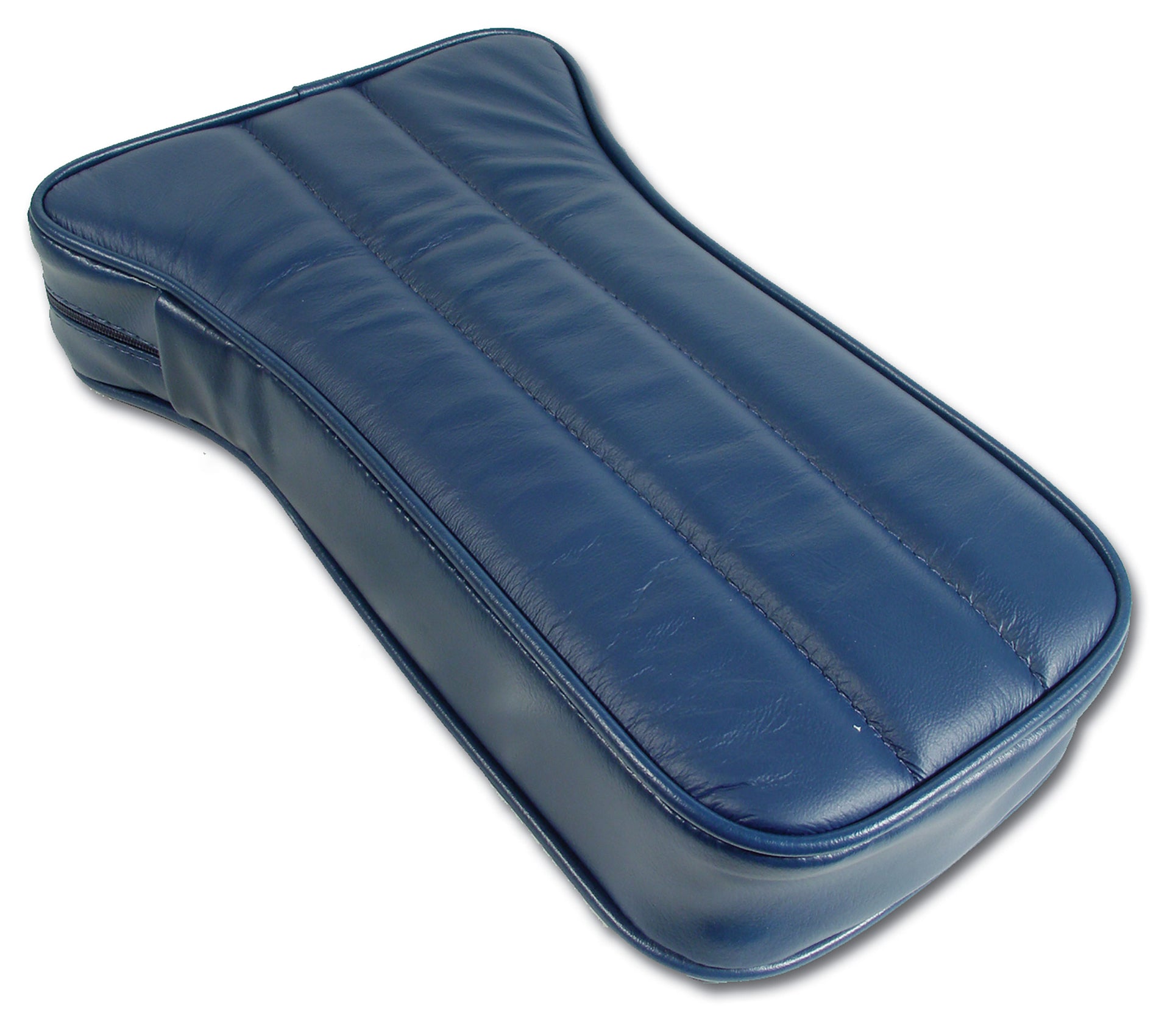 1971-1971 Corvette Reproduction Center Armrest - Royal Blue Leather W/Vinyl-424847-Corvette-Store-Online