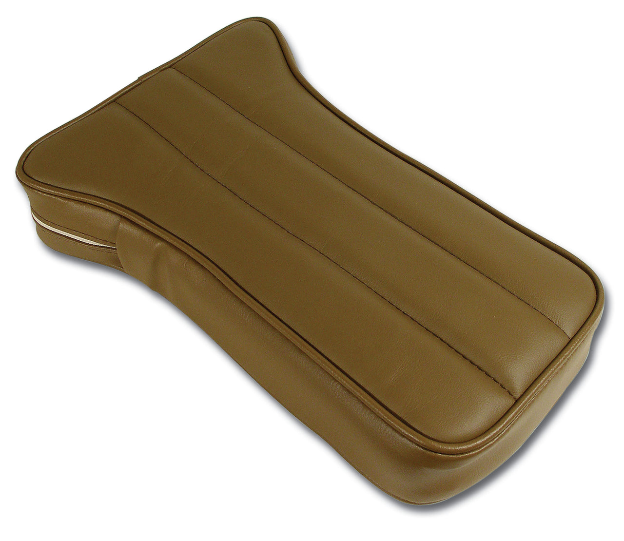 1969-1969 Corvette Reproduction Center Armrest - Saddle Leather W/Vinyl-424856-Corvette-Store-Online