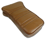 1973-1973 Corvette Reproduction Center Armrest - Dark Saddle Leather W/Vinyl-424923-Corvette-Store-Online