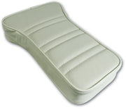 1976-1977 Corvette Reproduction Center Armrest - White Leather W/Vinyl-424976-Corvette-Store-Online