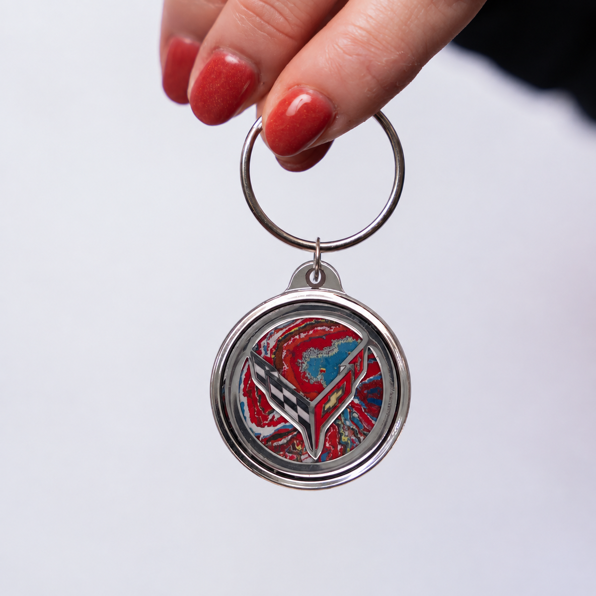 Corvette Keychain | Reclaimed Bowling Green Paint