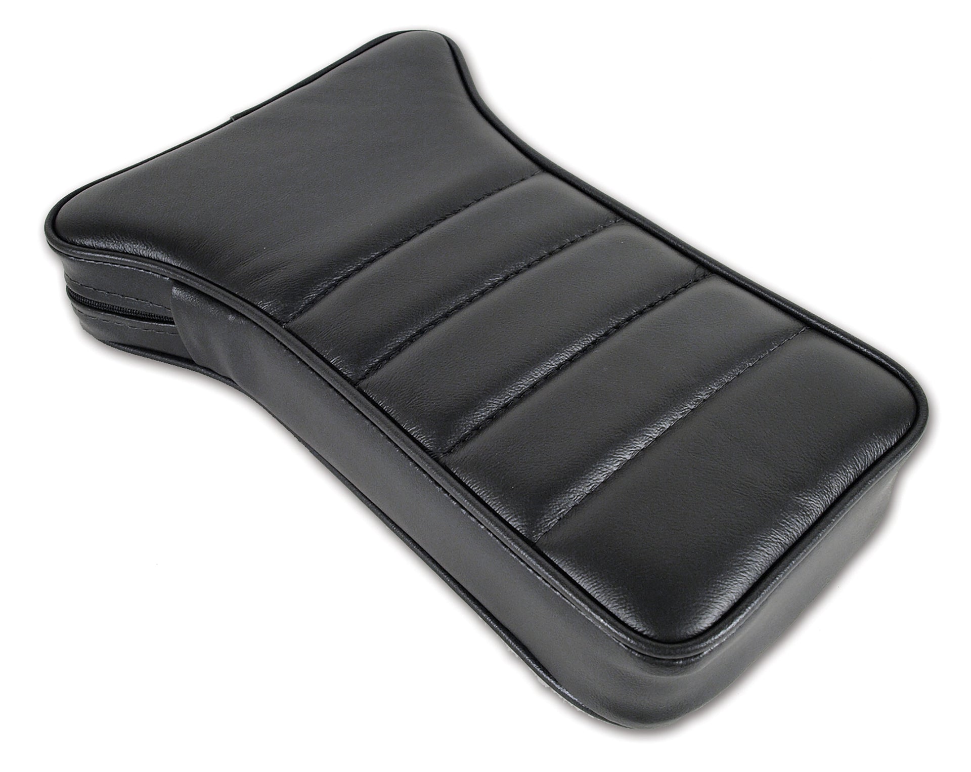 1982-1982 Corvette Reproduction Center Armrest - Charcoal Leather W/Vinyl-425021-Corvette-Store-Online