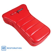 1979-1981 Corvette Center Armrest With Embroidered C3 Cross Flags - Red-425024E-Corvette-Store-Online