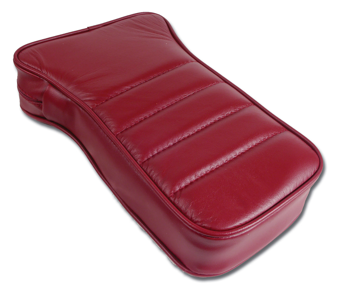 1982-1982 Corvette Reproduction Center Armrest - Red Leather W/Vinyl-425026-Corvette-Store-Online