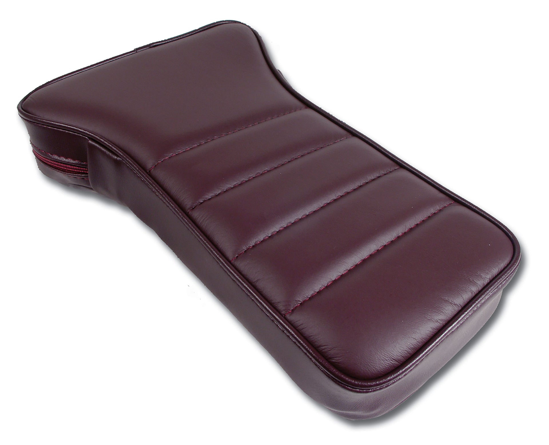 1980-1980 Corvette Reproduction Center Armrest - Claret Leather W/Vinyl-425036-Corvette-Store-Online