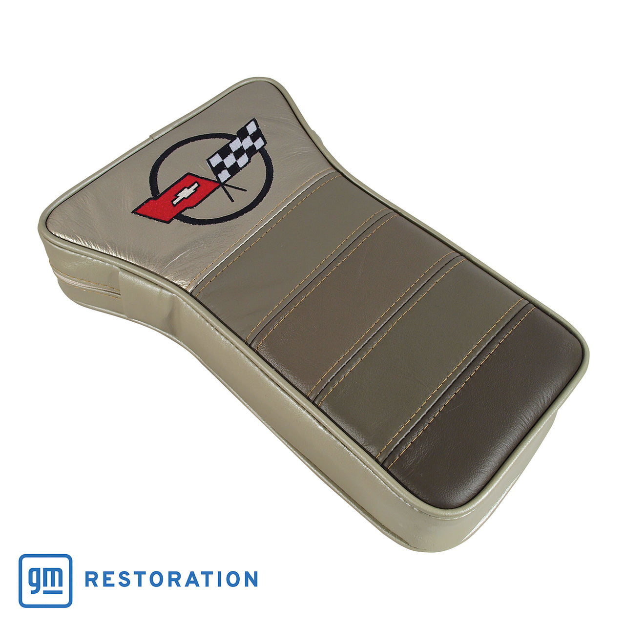 1982-1982 Corvette Center Armrest With Embroidered Collector Edition Emblem - Collector-425060E-Corvette-Store-Online