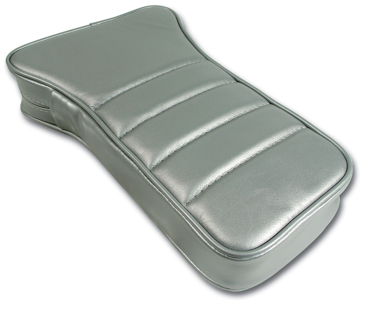 1981-1981 Corvette Reproduction Center Armrest - Silver Leather W/Vinyl-425064-Corvette-Store-Online