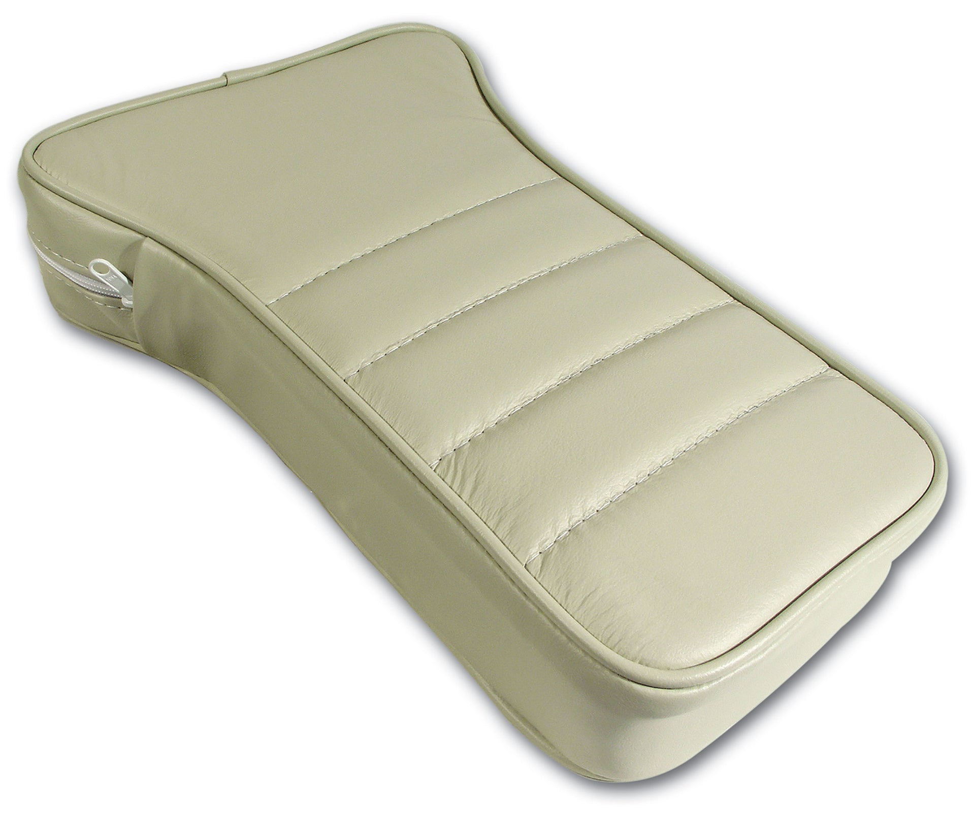 1979-1980 Corvette Reproduction Center Armrest - Oyster Leather W/Vinyl-425066-Corvette-Store-Online