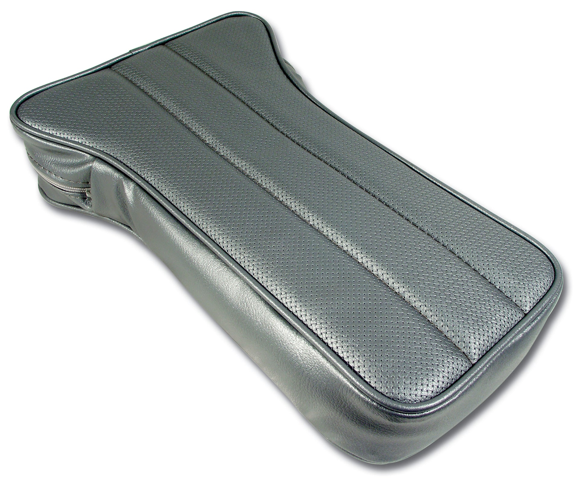1968-1968 Corvette Reproduction Center Armrest - Gunmetal Vinyl-425363-Corvette-Store-Online