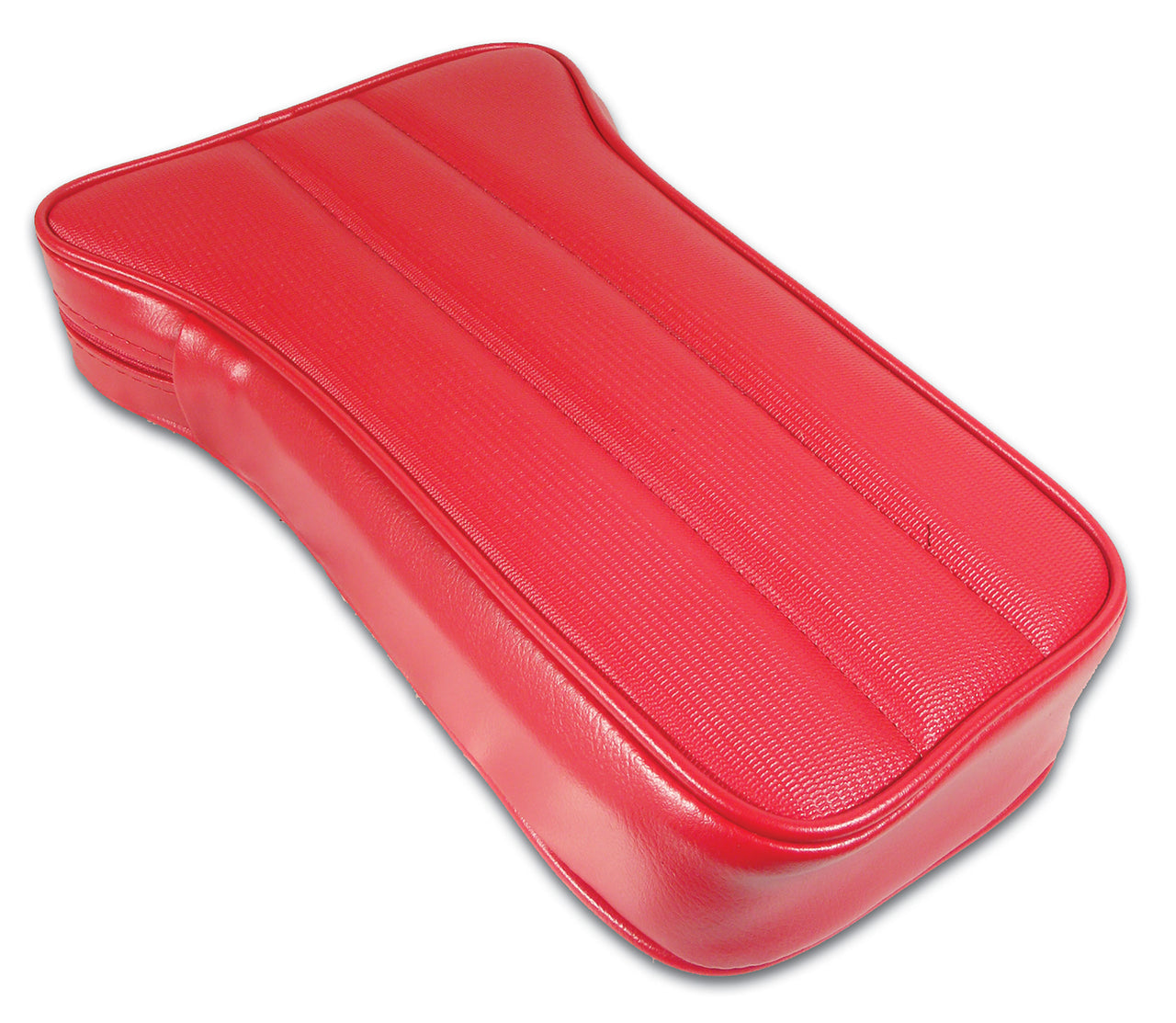 1969-1972 Corvette Reproduction Center Armrest - Red Vinyl-425430-Corvette-Store-Online